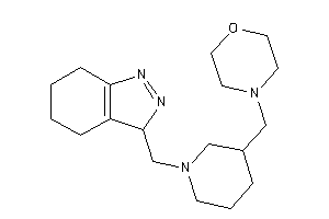 4-[[1-(4,5,6,7-tetrahydro-3H-indazol-3-ylmethyl)-3-piperidyl]methyl]morpholine