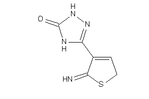 3-(5-imino-2H-thiophen-4-yl)-1,4-dihydro-1,2,4-triazol-5-one