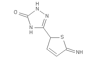 3-(5-imino-2H-thiophen-2-yl)-1,4-dihydro-1,2,4-triazol-5-one