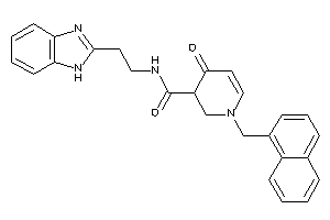 Image of N-[2-(1H-benzimidazol-2-yl)ethyl]-4-keto-1-(1-naphthylmethyl)-2,3-dihydropyridine-3-carboxamide