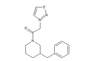 1-(3-benzylpiperidino)-2-(oxadiazol-3-ium-3-yl)ethanone