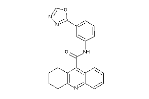 N-[3-(1,3,4-oxadiazol-2-yl)phenyl]-1,2,3,4-tetrahydroacridine-9-carboxamide