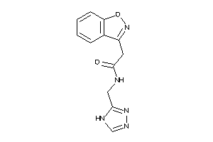 Image of 2-indoxazen-3-yl-N-(4H-1,2,4-triazol-3-ylmethyl)acetamide