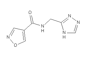 N-(4H-1,2,4-triazol-3-ylmethyl)isoxazole-4-carboxamide