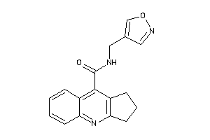 N-(isoxazol-4-ylmethyl)-2,3-dihydro-1H-cyclopenta[b]quinoline-9-carboxamide