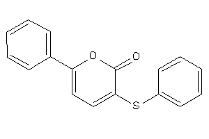 6-phenyl-3-(phenylthio)pyran-2-one