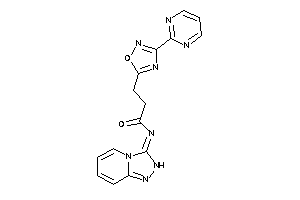 3-[3-(2-pyrimidyl)-1,2,4-oxadiazol-5-yl]-N-(2H-[1,2,4]triazolo[4,3-a]pyridin-3-ylidene)propionamide