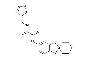 N-(3-furfuryl)-N'-spiro[1,3-benzodioxole-2,1'-cyclohexane]-5-yl-oxamide