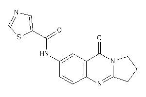 N-(9-keto-2,3-dihydro-1H-pyrrolo[2,1-b]quinazolin-7-yl)thiazole-5-carboxamide
