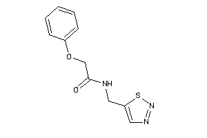 2-phenoxy-N-(thiadiazol-5-ylmethyl)acetamide