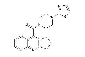 Image of 2,3-dihydro-1H-cyclopenta[b]quinolin-9-yl-(4-thiazol-2-ylpiperazino)methanone