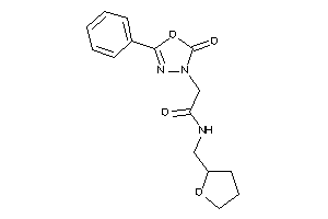 2-(2-keto-5-phenyl-1,3,4-oxadiazol-3-yl)-N-(tetrahydrofurfuryl)acetamide