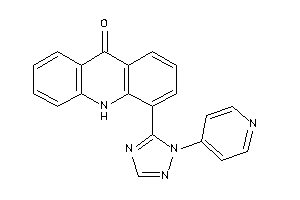 4-[2-(4-pyridyl)-1,2,4-triazol-3-yl]-10H-acridin-9-one