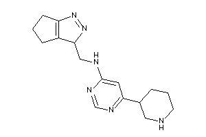 [6-(3-piperidyl)pyrimidin-4-yl]-(3,4,5,6-tetrahydrocyclopenta[c]pyrazol-3-ylmethyl)amine