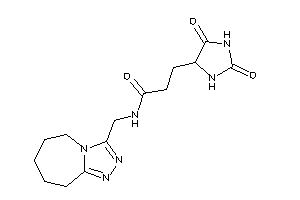 Image of 3-(2,5-diketoimidazolidin-4-yl)-N-(6,7,8,9-tetrahydro-5H-[1,2,4]triazolo[4,3-a]azepin-3-ylmethyl)propionamide