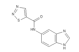 N-(1H-benzimidazol-5-yl)thiadiazole-5-carboxamide