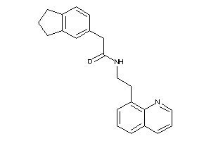 2-indan-5-yl-N-[2-(8-quinolyl)ethyl]acetamide