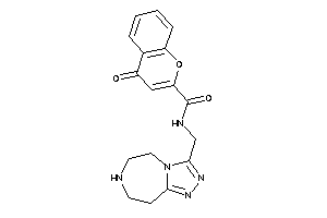 Image of 4-keto-N-(6,7,8,9-tetrahydro-5H-[1,2,4]triazolo[3,4-g][1,4]diazepin-3-ylmethyl)chromene-2-carboxamide