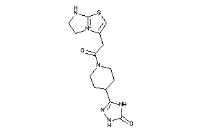 3-[1-[2-(6,7-dihydro-5H-imidazo[2,1-b]thiazol-4-ium-3-yl)acetyl]-4-piperidyl]-1,4-dihydro-1,2,4-triazol-5-one