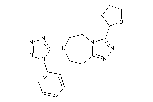 7-(1-phenyltetrazol-5-yl)-3-(tetrahydrofuryl)-5,6,8,9-tetrahydro-[1,2,4]triazolo[3,4-g][1,4]diazepine