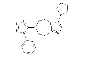 Image of 7-(1-phenyltetrazol-5-yl)-3-(tetrahydrofuryl)-5,6,8,9-tetrahydro-[1,2,4]triazolo[3,4-g][1,4]diazepine