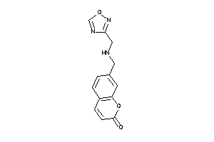 Image of 7-[(1,2,4-oxadiazol-3-ylmethylamino)methyl]coumarin