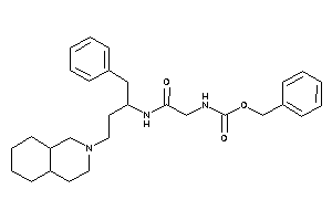 N-[2-[[3-(3,4,4a,5,6,7,8,8a-octahydro-1H-isoquinolin-2-yl)-1-benzyl-propyl]amino]-2-keto-ethyl]carbamic Acid Benzyl Ester