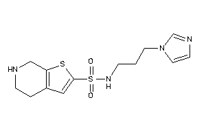 N-(3-imidazol-1-ylpropyl)-4,5,6,7-tetrahydrothieno[2,3-c]pyridine-2-sulfonamide