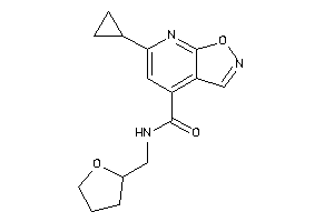 6-cyclopropyl-N-(tetrahydrofurfuryl)isoxazolo[5,4-b]pyridine-4-carboxamide