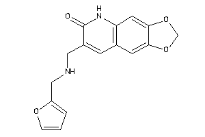 Image of 7-[(2-furfurylamino)methyl]-5H-[1,3]dioxolo[4,5-g]quinolin-6-one