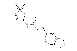 Image of N-(1,1-diketo-2,3-dihydrothiophen-3-yl)-2-indan-5-yloxy-acetamide