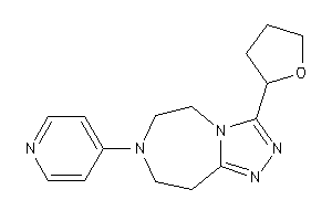 Image of 7-(4-pyridyl)-3-(tetrahydrofuryl)-5,6,8,9-tetrahydro-[1,2,4]triazolo[3,4-g][1,4]diazepine