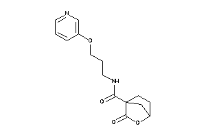 6-keto-N-[3-(3-pyridyloxy)propyl]-5-oxabicyclo[2.2.1]heptane-1-carboxamide