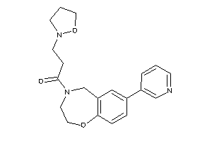 Image of 3-isoxazolidin-2-yl-1-[7-(3-pyridyl)-3,5-dihydro-2H-1,4-benzoxazepin-4-yl]propan-1-one