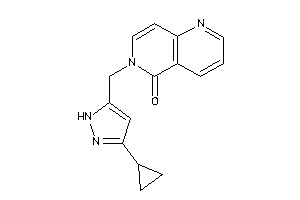 Image of 6-[(3-cyclopropyl-1H-pyrazol-5-yl)methyl]-1,6-naphthyridin-5-one