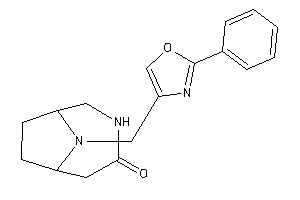 9-[(2-phenyloxazol-4-yl)methyl]-4,9-diazabicyclo[4.2.1]nonan-3-one