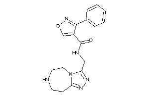 3-phenyl-N-(6,7,8,9-tetrahydro-5H-[1,2,4]triazolo[3,4-g][1,4]diazepin-3-ylmethyl)isoxazole-4-carboxamide