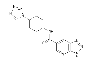 Image of N-[4-(1,2,4-triazol-4-yl)cyclohexyl]-3H-triazolo[4,5-b]pyridine-6-carboxamide