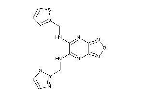 2-thenyl-[5-(thiazol-2-ylmethylamino)furazano[3,4-b]pyrazin-6-yl]amine