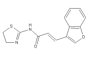 3-(benzofuran-3-yl)-N-(2-thiazolin-2-yl)acrylamide