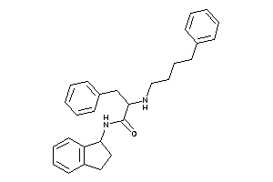 Image of N-indan-1-yl-3-phenyl-2-(4-phenylbutylamino)propionamide