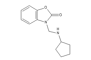 3-[(cyclopentylamino)methyl]-1,3-benzoxazol-2-one