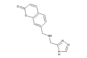 Image of 7-[(4H-1,2,4-triazol-3-ylmethylamino)methyl]coumarin