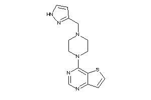 4-[4-(1H-pyrazol-3-ylmethyl)piperazino]thieno[3,2-d]pyrimidine