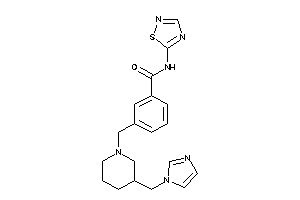 3-[[3-(imidazol-1-ylmethyl)piperidino]methyl]-N-(1,2,4-thiadiazol-5-yl)benzamide