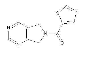 5,7-dihydropyrrolo[3,4-d]pyrimidin-6-yl(thiazol-5-yl)methanone