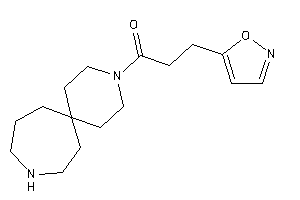 1-(3,9-diazaspiro[5.6]dodecan-3-yl)-3-isoxazol-5-yl-propan-1-one