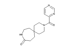 Image of 3-(pyrimidine-4-carbonyl)-3,10-diazaspiro[5.6]dodecan-9-one