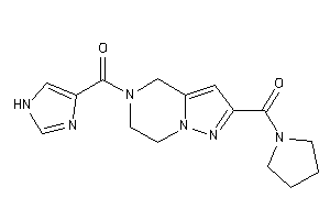 [5-(1H-imidazole-4-carbonyl)-6,7-dihydro-4H-pyrazolo[1,5-a]pyrazin-2-yl]-pyrrolidino-methanone