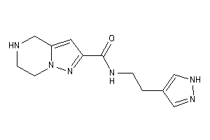 N-[2-(1H-pyrazol-4-yl)ethyl]-4,5,6,7-tetrahydropyrazolo[1,5-a]pyrazine-2-carboxamide